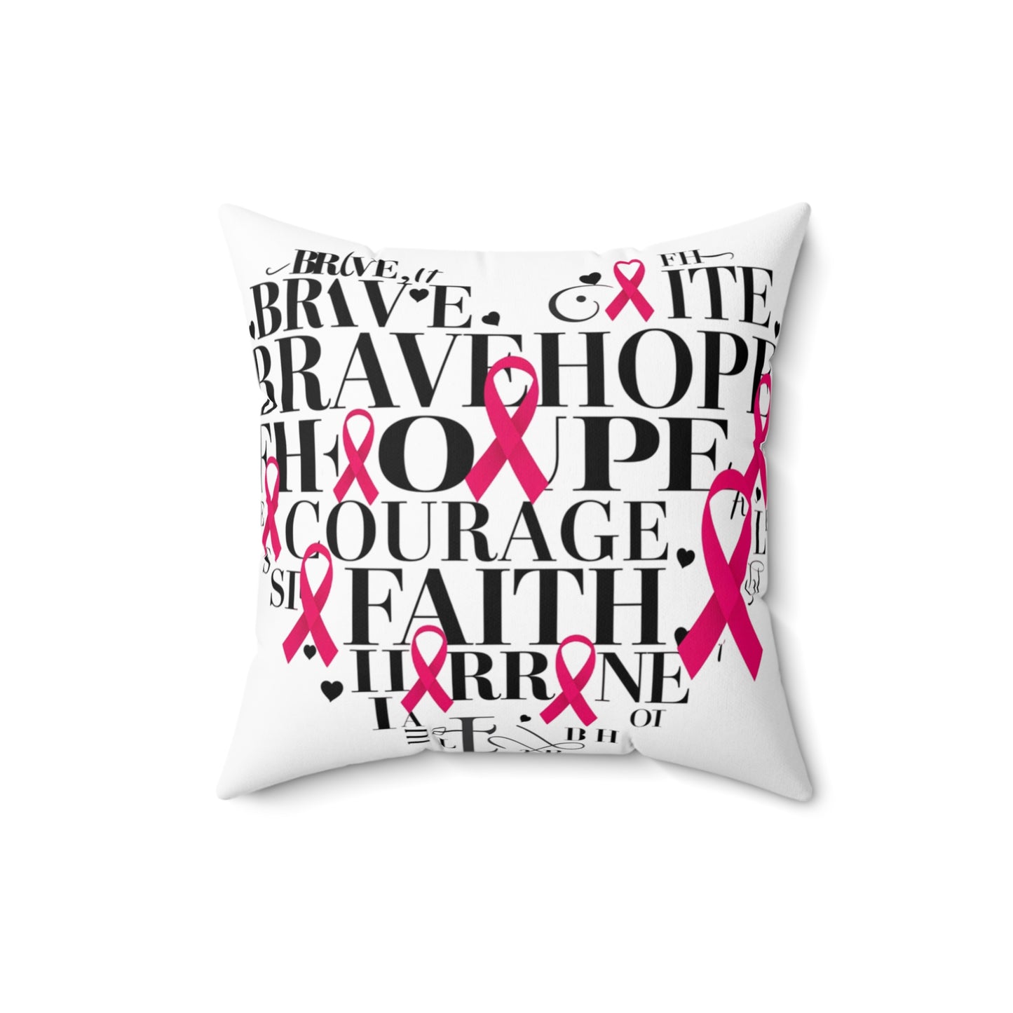 Spun Polyester Square Pillow