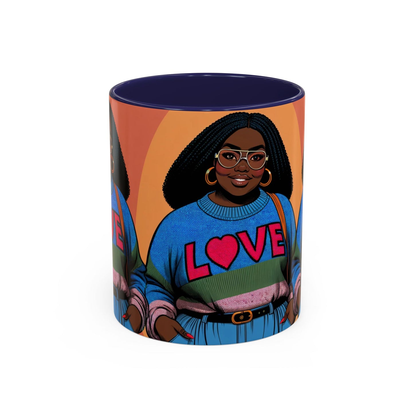 Love WOMAN Accent Coffee Mug (11, 15oz)