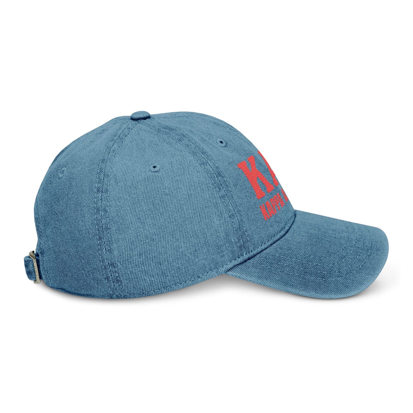 Kappa Alpha Psi Embroidered Denim Hat - Stylish & Casual Cap for Fraternity Events