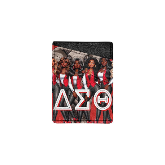 Sorority girls in red sneakers Cell Phone Card Holder