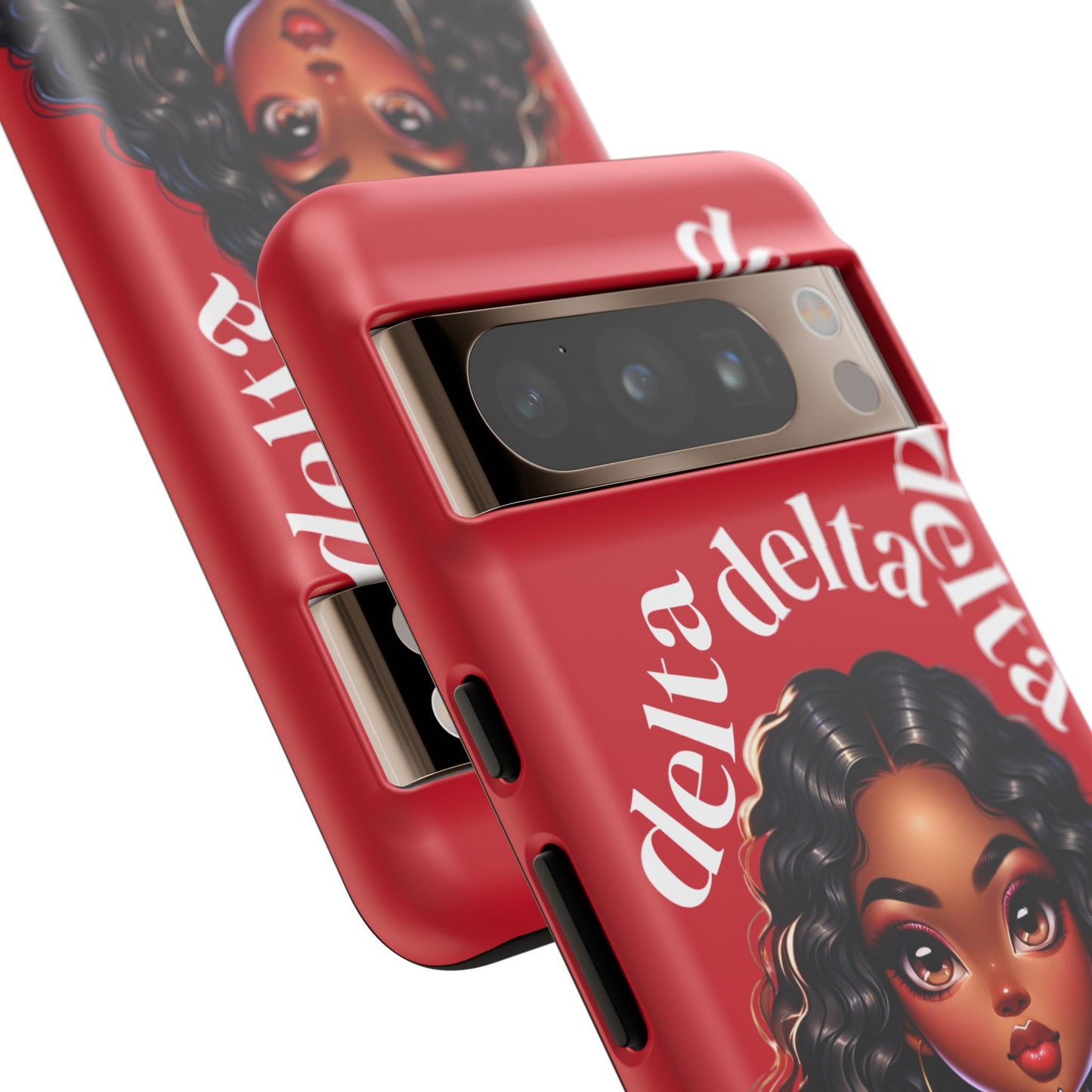 Delta Delta Tough Phone Case, Sorority Gifts, Cute Phone Accessories, Red Phone Cover, Greek Life