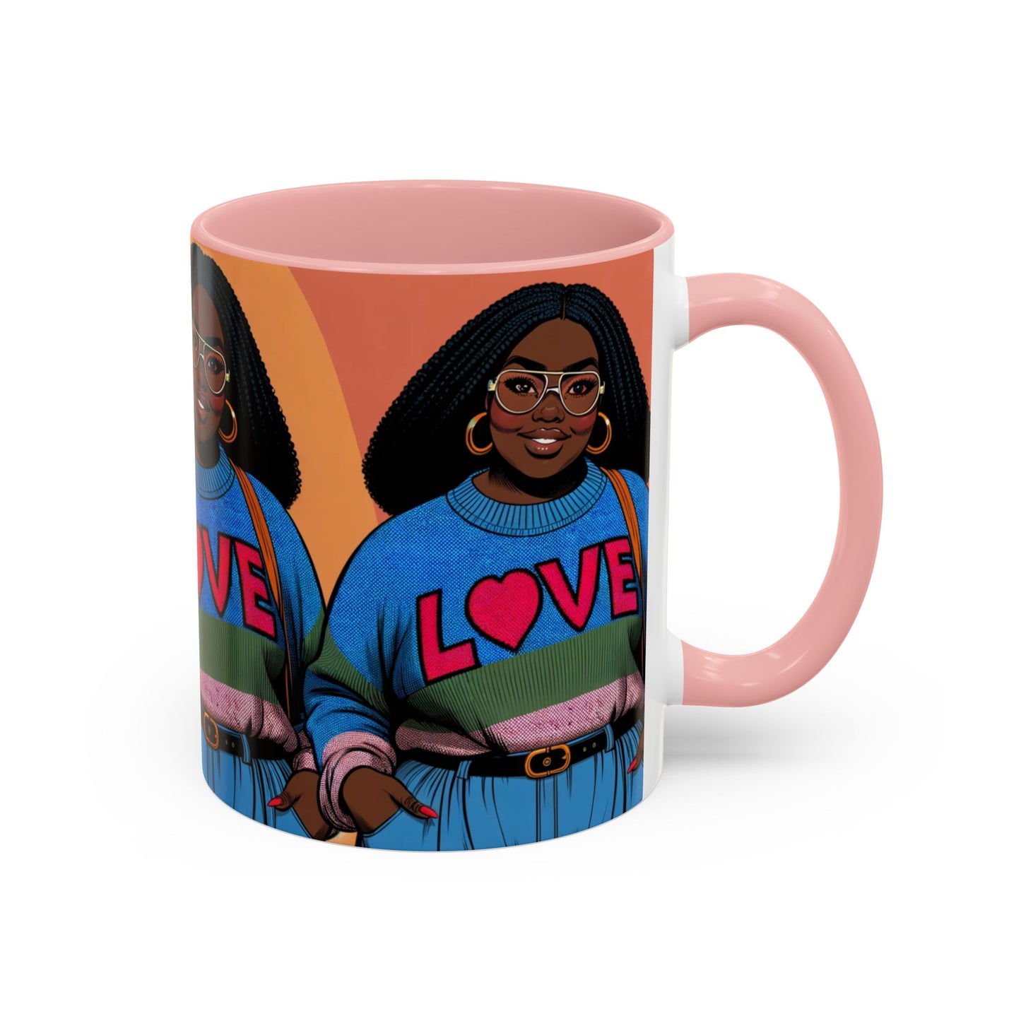 Love WOMAN Accent Coffee Mug (11, 15oz)