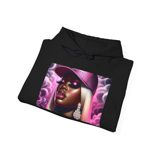 Up in Smoke Pink Smoke Unisex Heavy Blend™ Hooded Sweatshirt