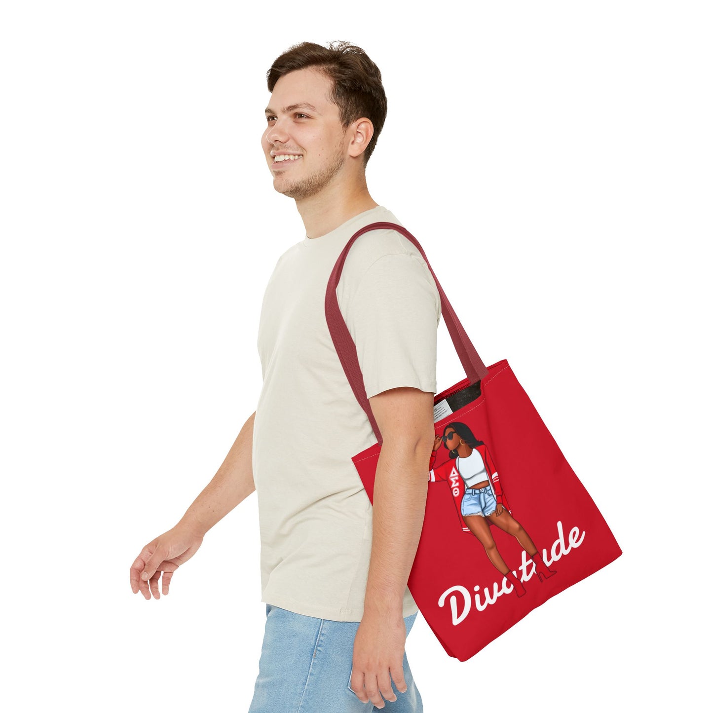 Diva-Tude Chic Diva Tote Bag | Fashionable Shopper | Cute Gift for Her | Stylish Handbag | Perfect for Everyday Use, Gym, Travel, Shopping