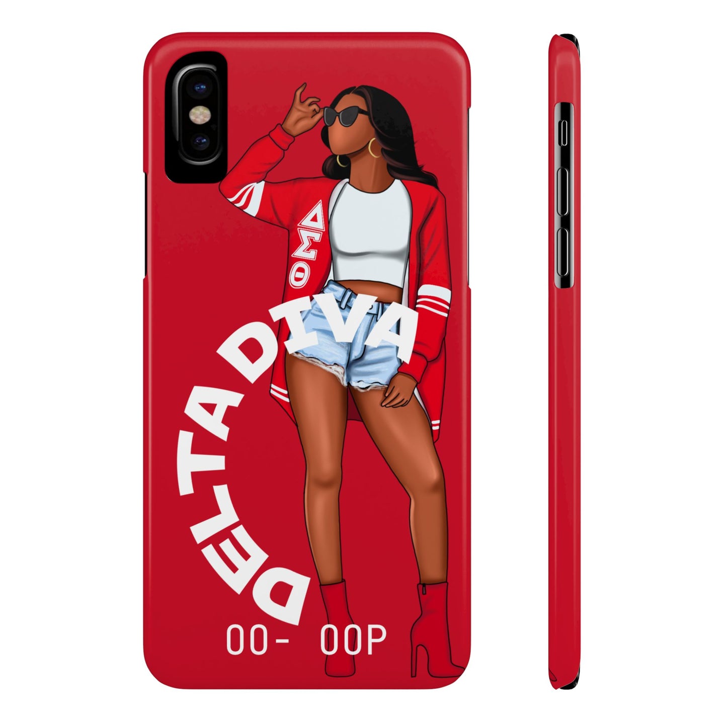 Chic Slim Phone Case, Stylish Phone Cover, Trendy Gadget Accessory, Gifts for Her, Coffee Lovers Case, Personalized Phone Protection
