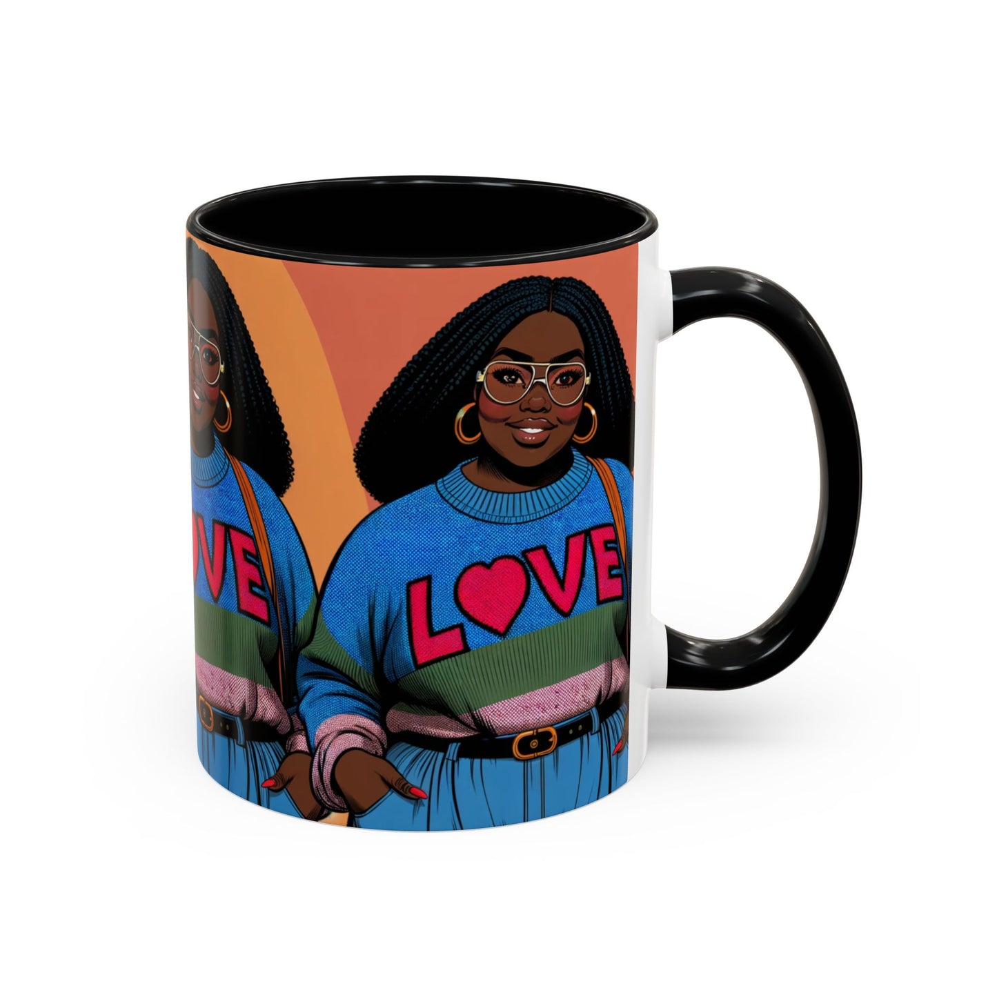 Love WOMAN Accent Coffee Mug (11, 15oz)