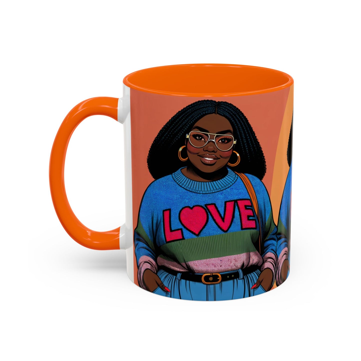 Love WOMAN Accent Coffee Mug (11, 15oz)