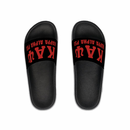 Stylish Men's Slide Sandals - Kappa Alpha Psi, Comfortable Footwear, Summer Essentials, College Gear, Unique Gift