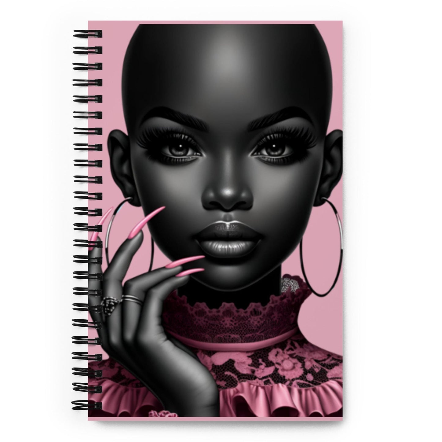 Pink Bald Beauty spiral