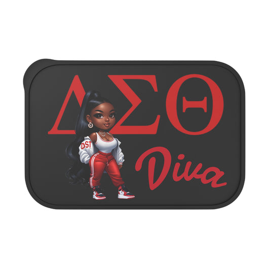 Delta Sigma Theta Bento Box, Greek Life Lunch Container, Sorority Gifts, Meal Prep Tupperware, Dine in Style, Custom Utensil Set