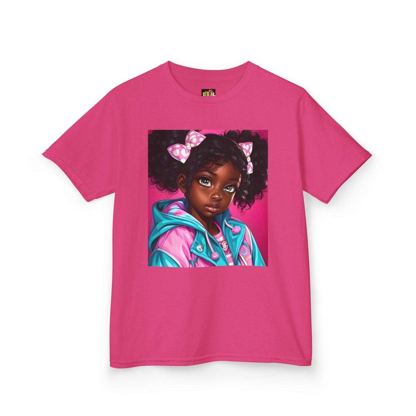 Vibrant Kids Tee featuring Colorful Portrait, Perfect Gift for Birthdays, Back to School, or Everyday Fun, Cute Kids Clothing, [...]