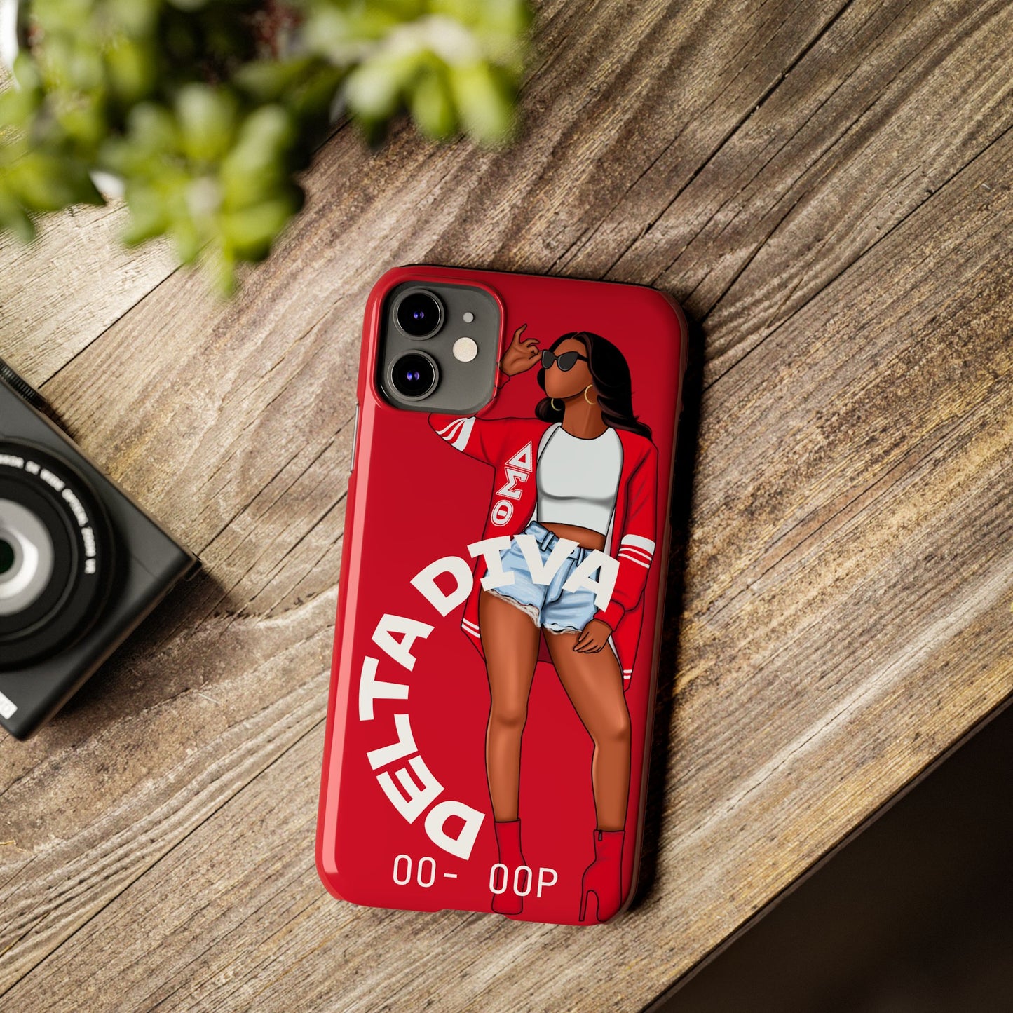 Chic Slim Phone Case, Stylish Phone Cover, Trendy Gadget Accessory, Gifts for Her, Coffee Lovers Case, Personalized Phone Protection