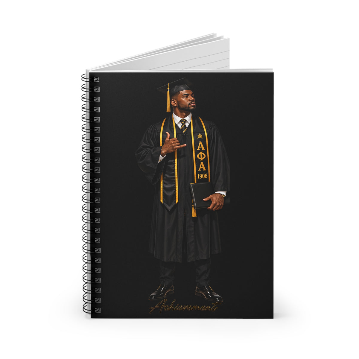 Alpha Phi Alpha Achievement Spiral Notebook | Ruled Journal