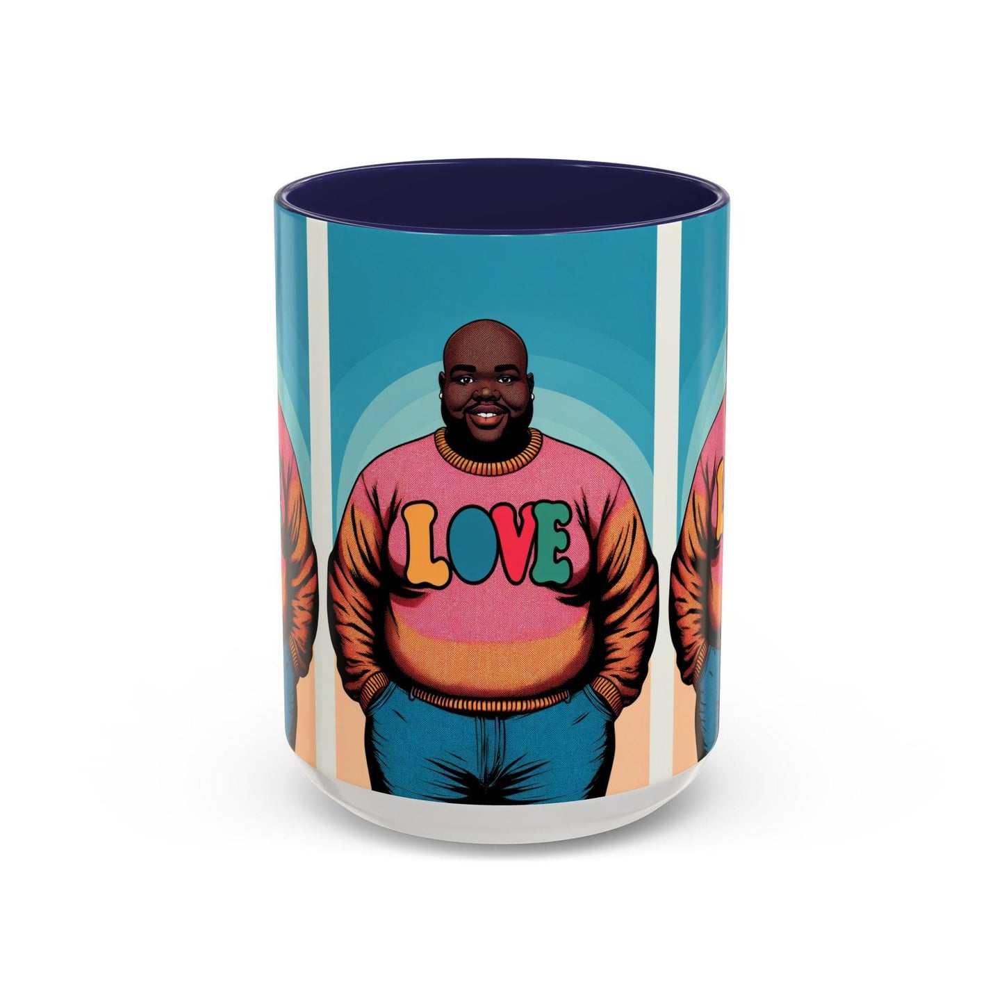 LOVE MAN Accent Coffee Mug (11, 15oz)
