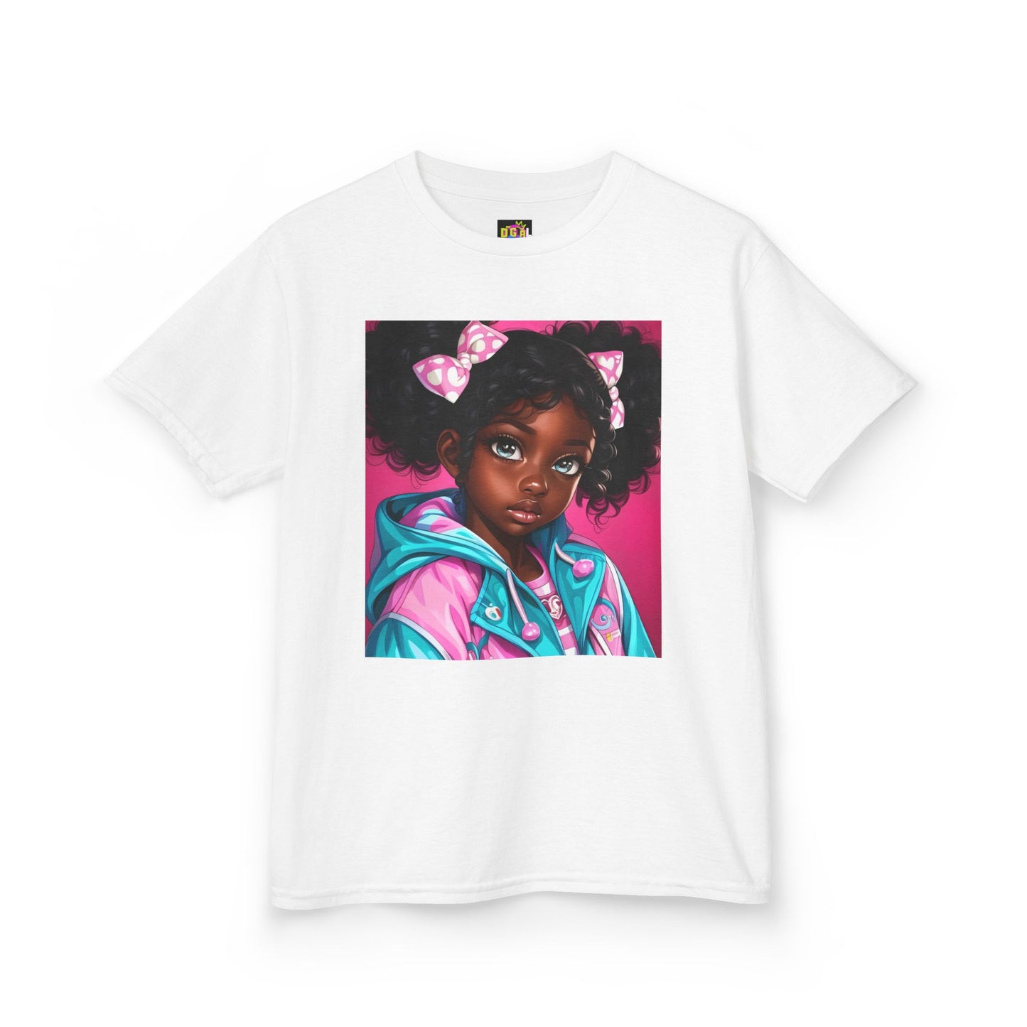 Vibrant Kids Tee featuring Colorful Portrait, Perfect Gift for Birthdays, Back to School, or Everyday Fun, Cute Kids Clothing, [...]