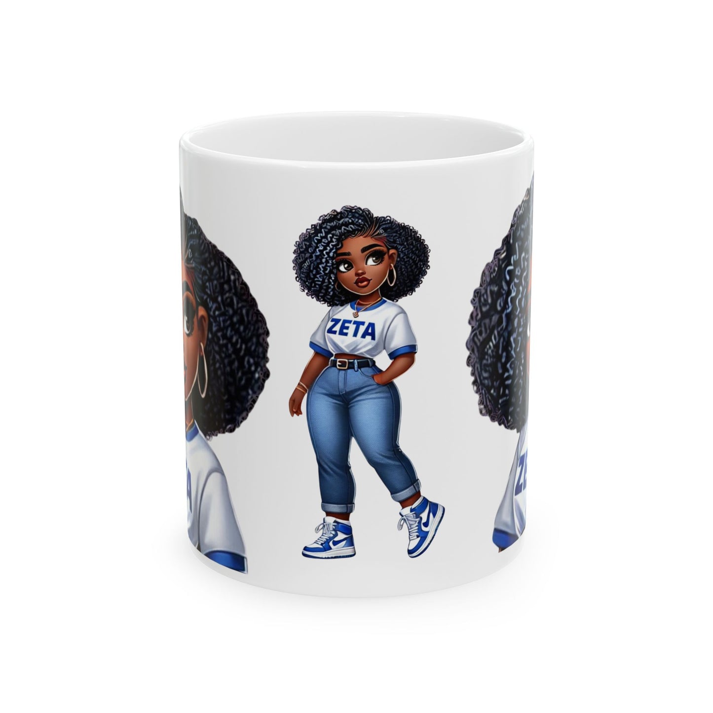 Zeta Phi Beta Ceramic Mug, (11oz, 15oz)