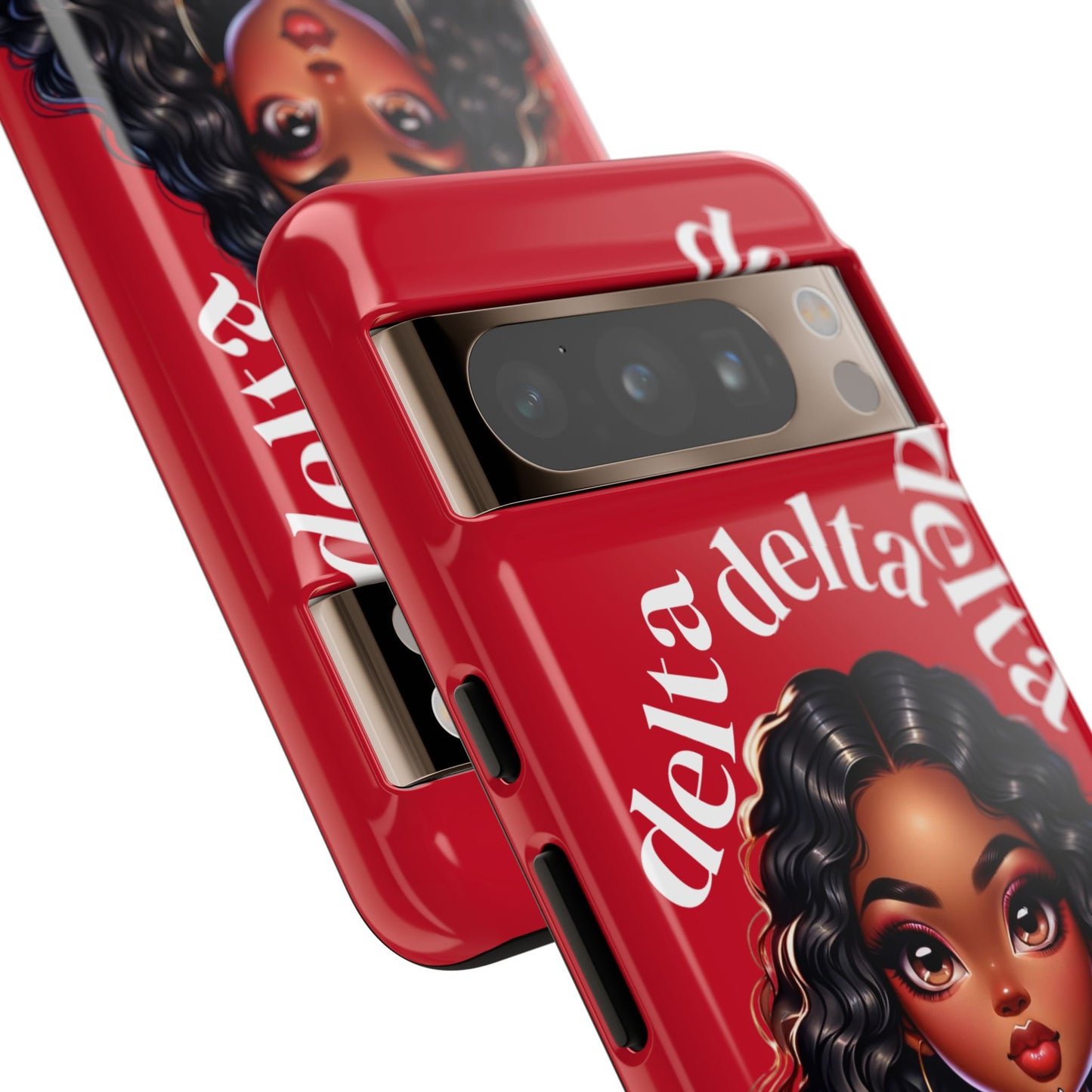 Delta Delta Tough Phone Case, Sorority Gifts, Cute Phone Accessories, Red Phone Cover, Greek Life