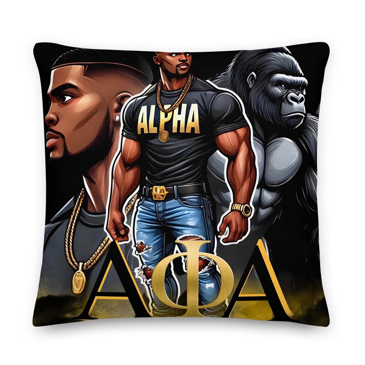 Alpha Phi Alphi Inspired Premium Pillow