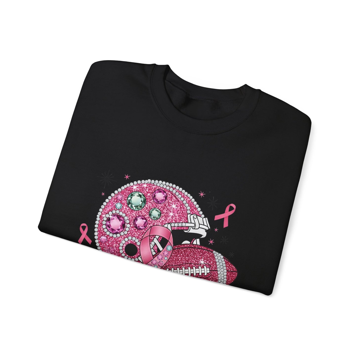 Pink Helmet Breast Cancer Awareness Sweatshirt - Tackle Breast Cancer, Unisex Crewneck, Gift for Sports Lovers, October Awareness, Supportive [...]