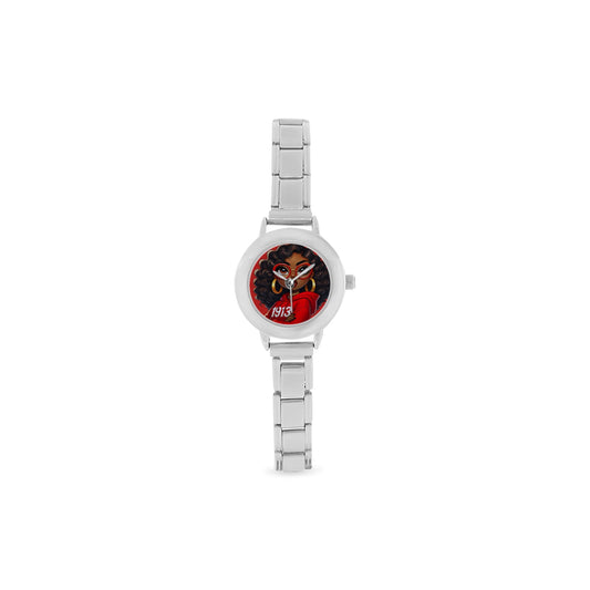 1913 DST Delta Sigma Theta Women's Italian Charm Watch(Model 107)