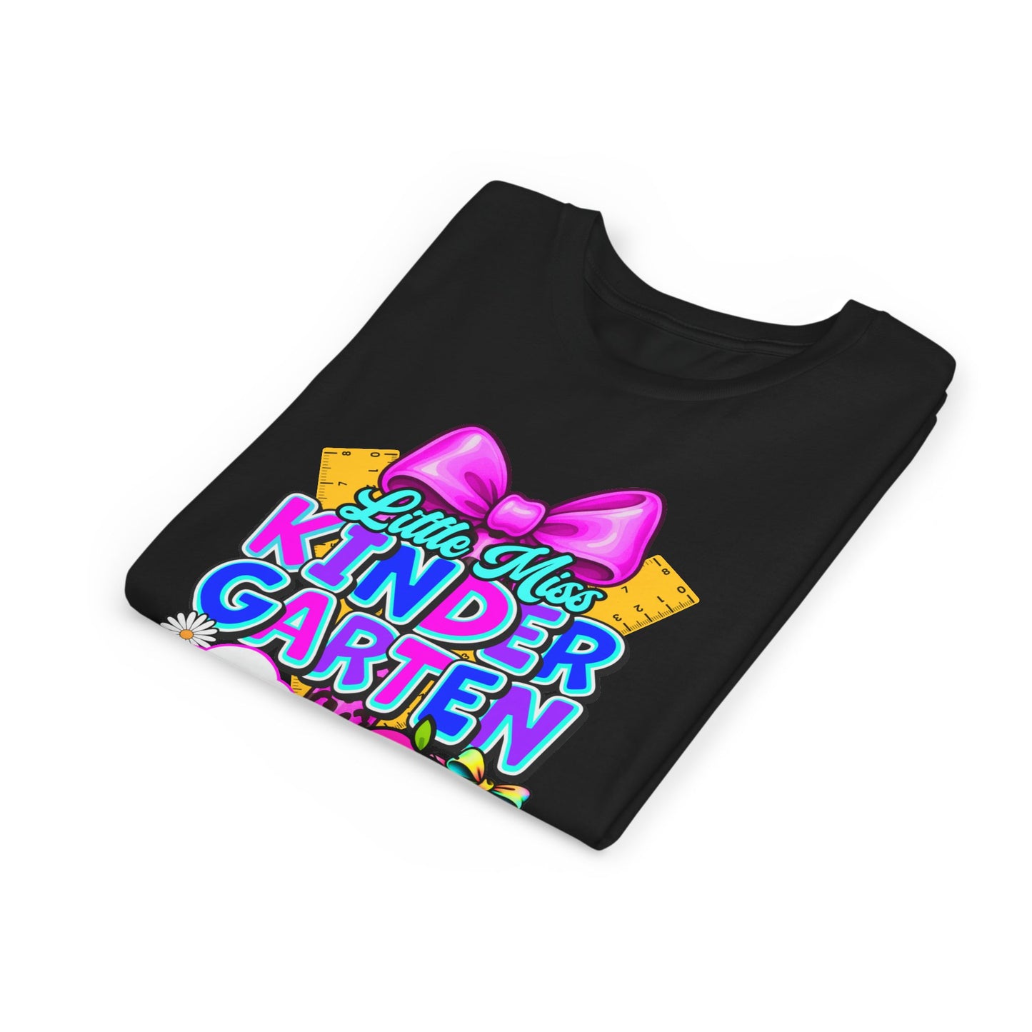 Little Miss Kindergarten Tee, Kids T-Shirt for Kindergarteners, Cute Gift for Back to School, Fun Classroom Wear, Birthday Gift