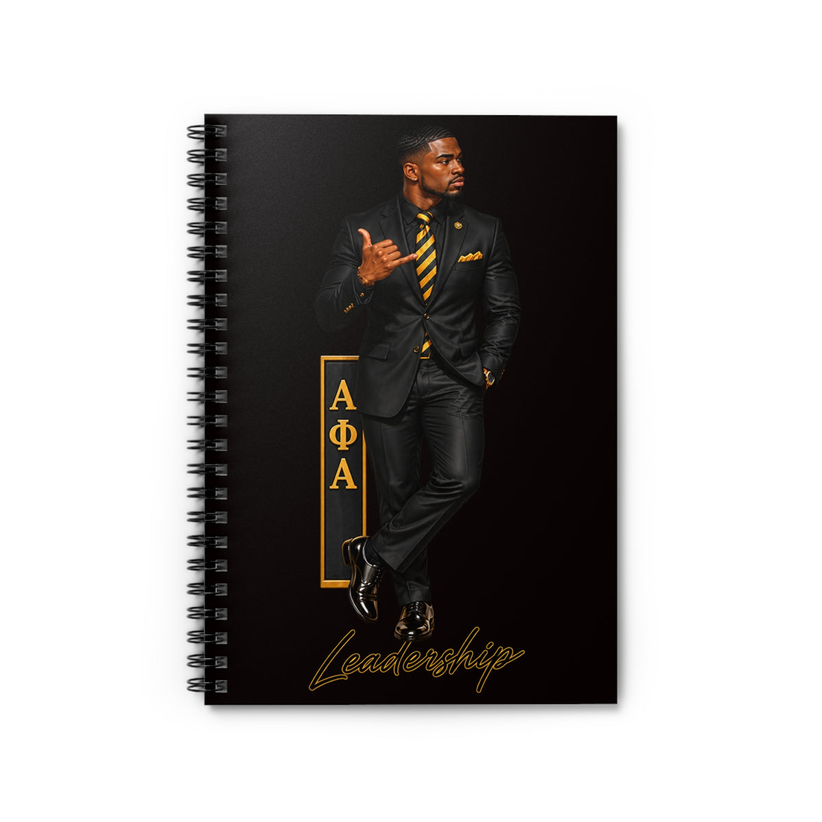 Alpha Phi Alpha Leadership Spiral Notebook | Ruled Journal