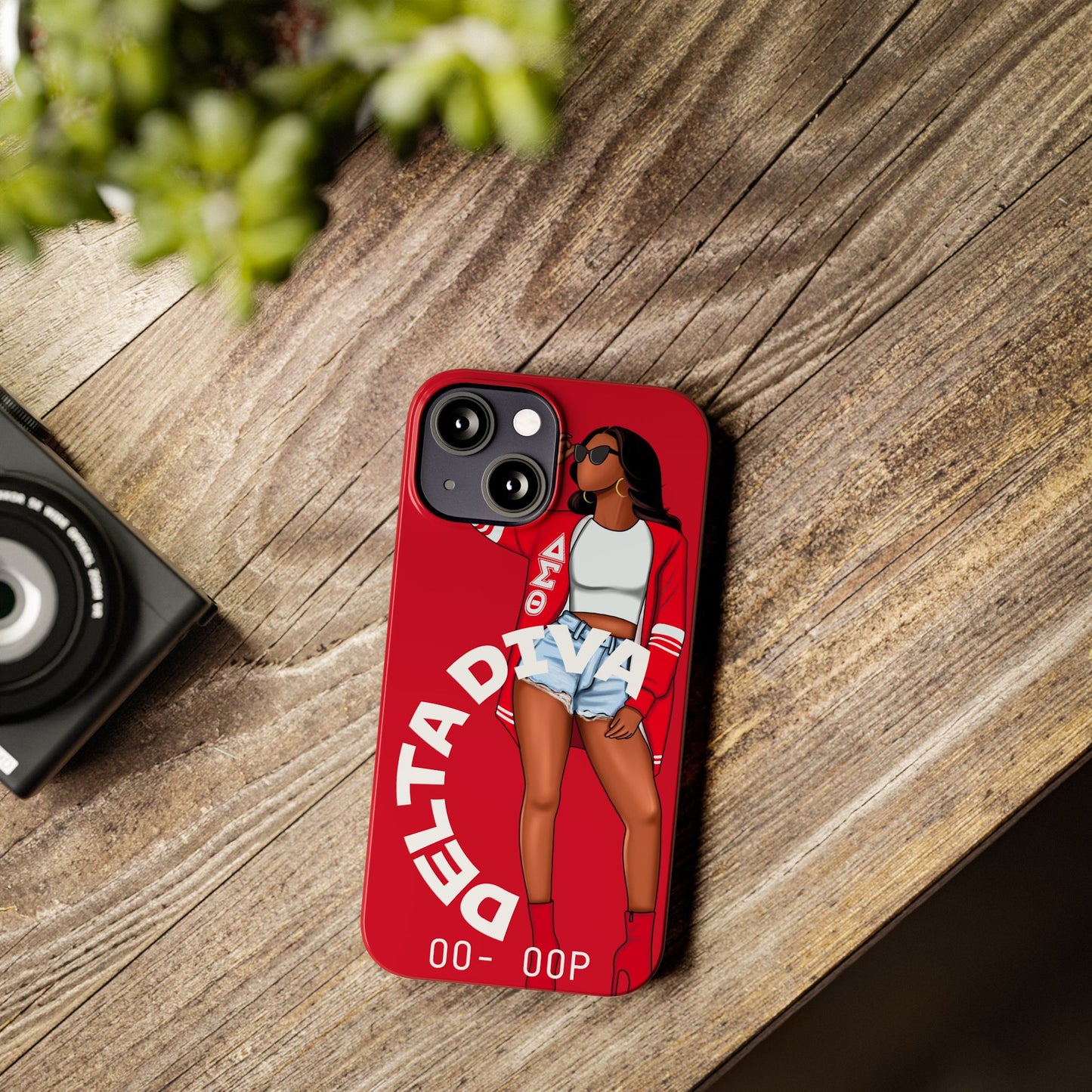 Chic Slim Phone Case, Stylish Phone Cover, Trendy Gadget Accessory, Gifts for Her, Coffee Lovers Case, Personalized Phone Protection