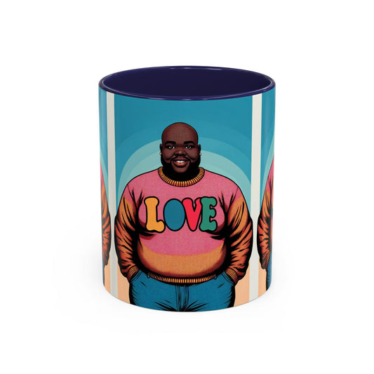 LOVE MAN Accent Coffee Mug (11, 15oz)
