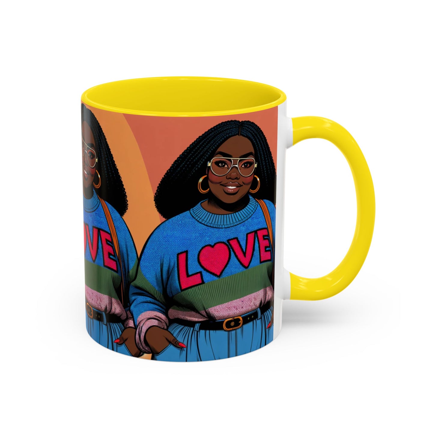 Love WOMAN Accent Coffee Mug (11, 15oz)