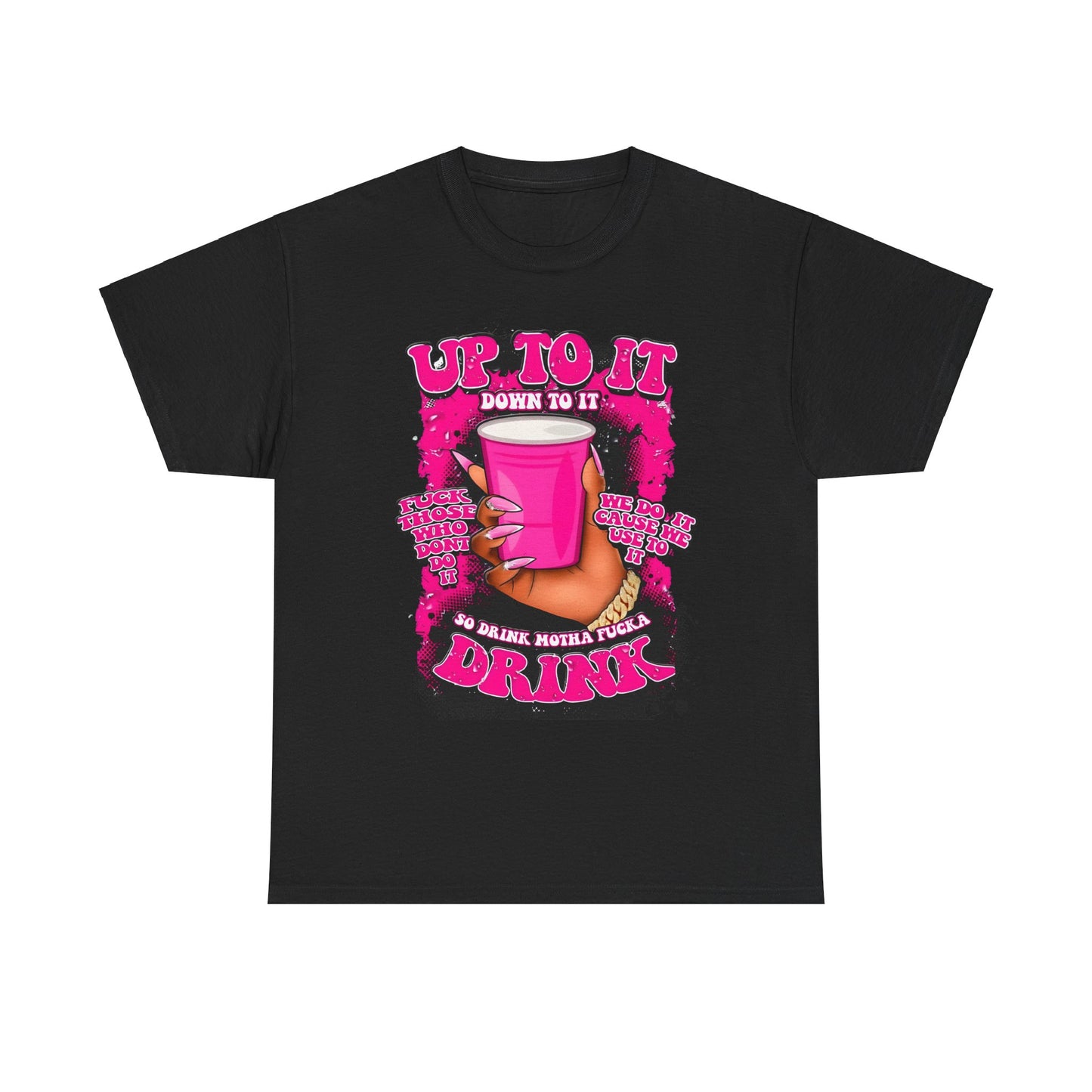 Life Celebration Unisex Tee, Cheers Toast Shirt, Party Vibes T-Shirt, Festive Attitude Top, Happy Hour Tee, Positive Energy Shirt