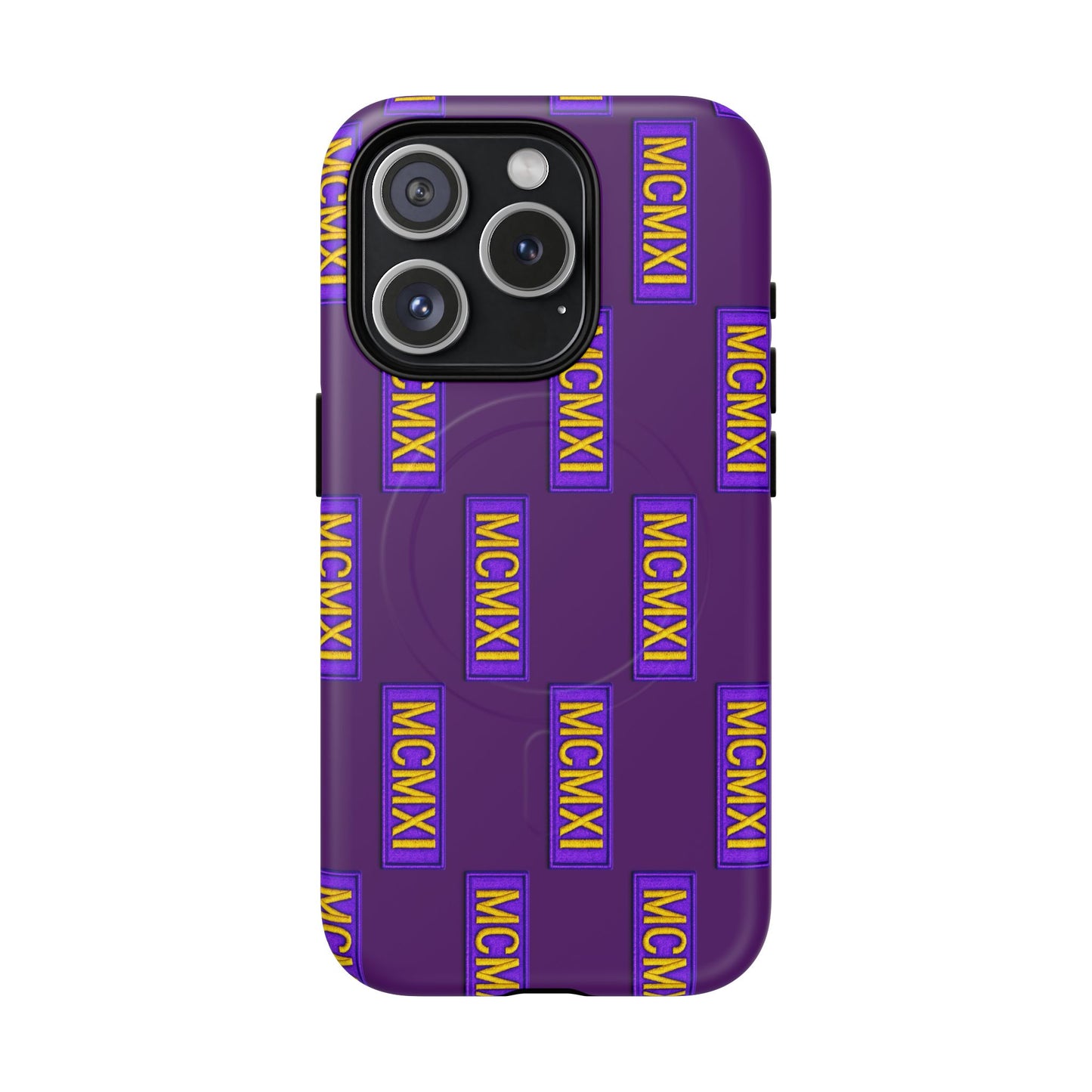 MCMXI Roman Numeral Pattern Phone Case | Tough Magnetic Case
