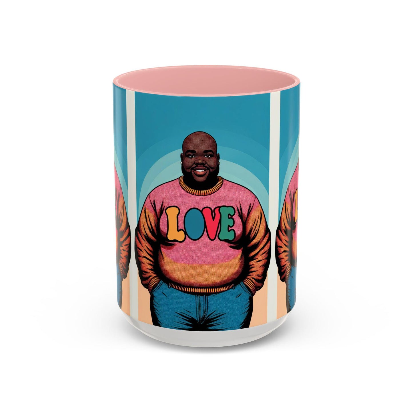LOVE MAN Accent Coffee Mug (11, 15oz)