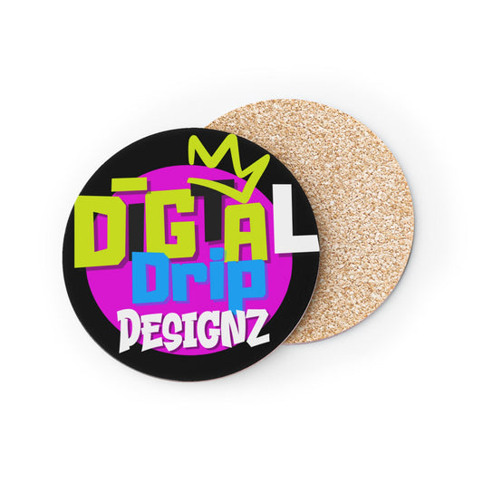 CUSTOM Coasters for Trendy Homes, Fun Drink Coasters for Parties, Gifts for Friends, Digital Drip Design Coasters, Retro Style Coasters