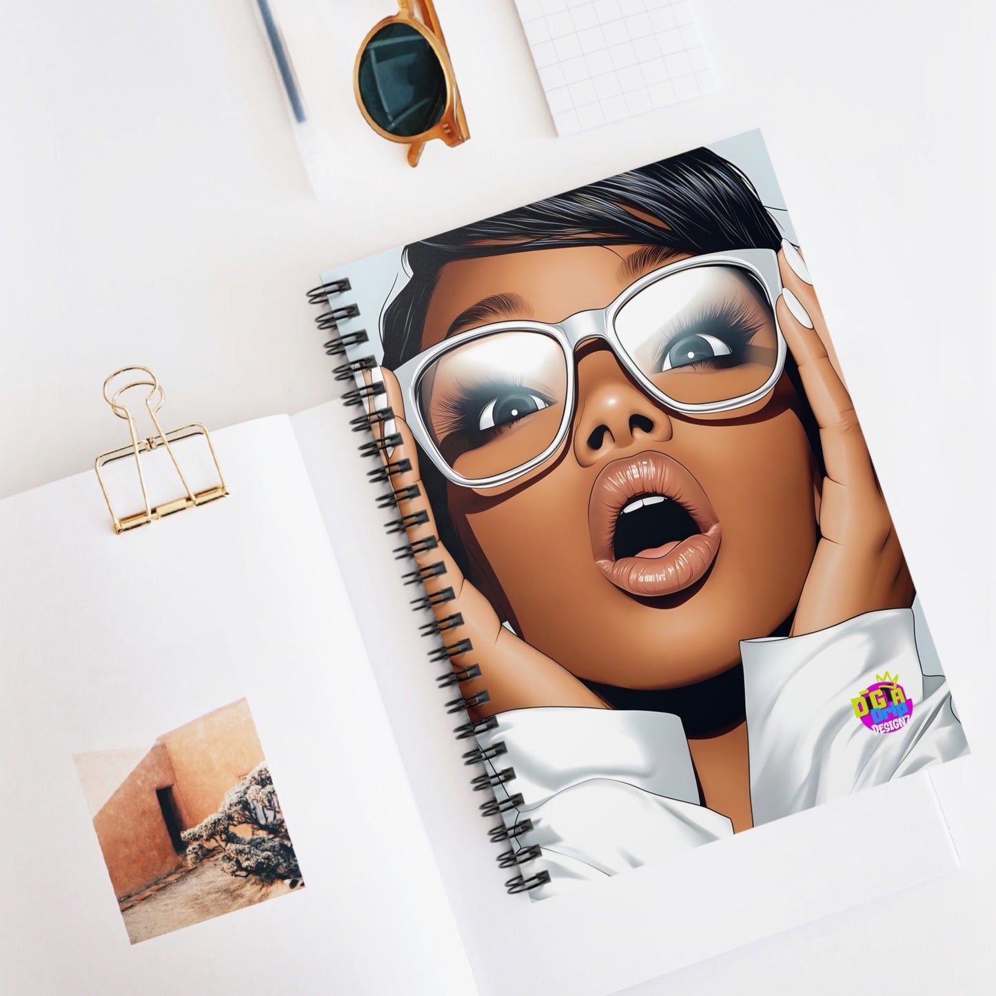 Expressive Spiral Notebook - Ruled Line with Stunning Graphic Design