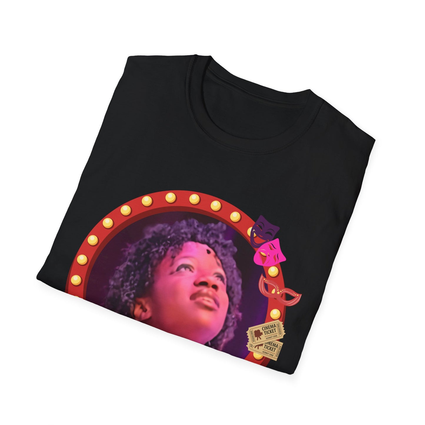 Reagan's Spotlight Unisex T-Shirt, Softstyle Tee, Theater Lover Gift, Musical Theater Shirt, Unique Performance Apparel
