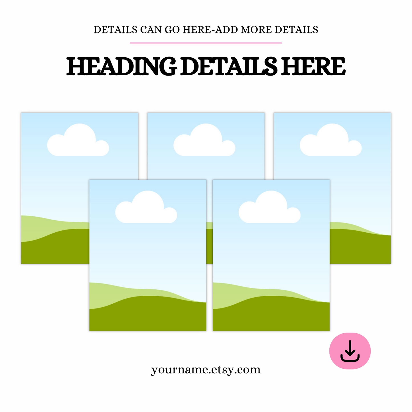 Etsy Canva Template Super Bundle | 180+ Mockups for Product Listings, Digital Downloads, PLR, eBooks, & Coaches