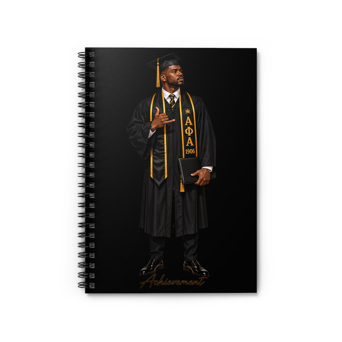 Alpha Phi Alpha Achievement Spiral Notebook | Ruled Journal