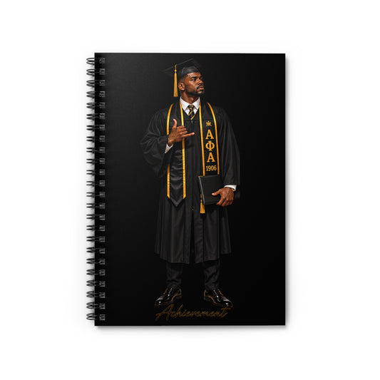 Alpha Phi Alpha Achievement Spiral Notebook | Ruled Journal