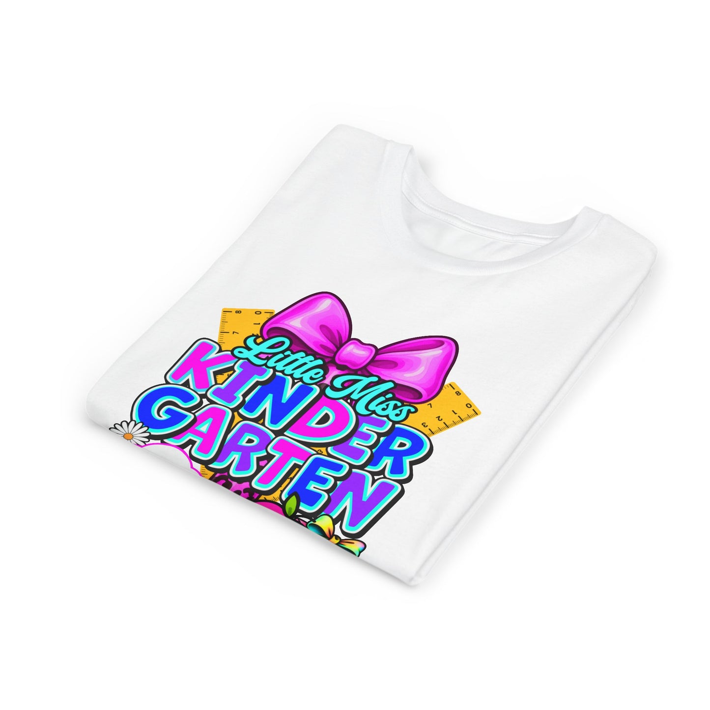 Little Miss Kindergarten Tee, Kids T-Shirt for Kindergarteners, Cute Gift for Back to School, Fun Classroom Wear, Birthday Gift