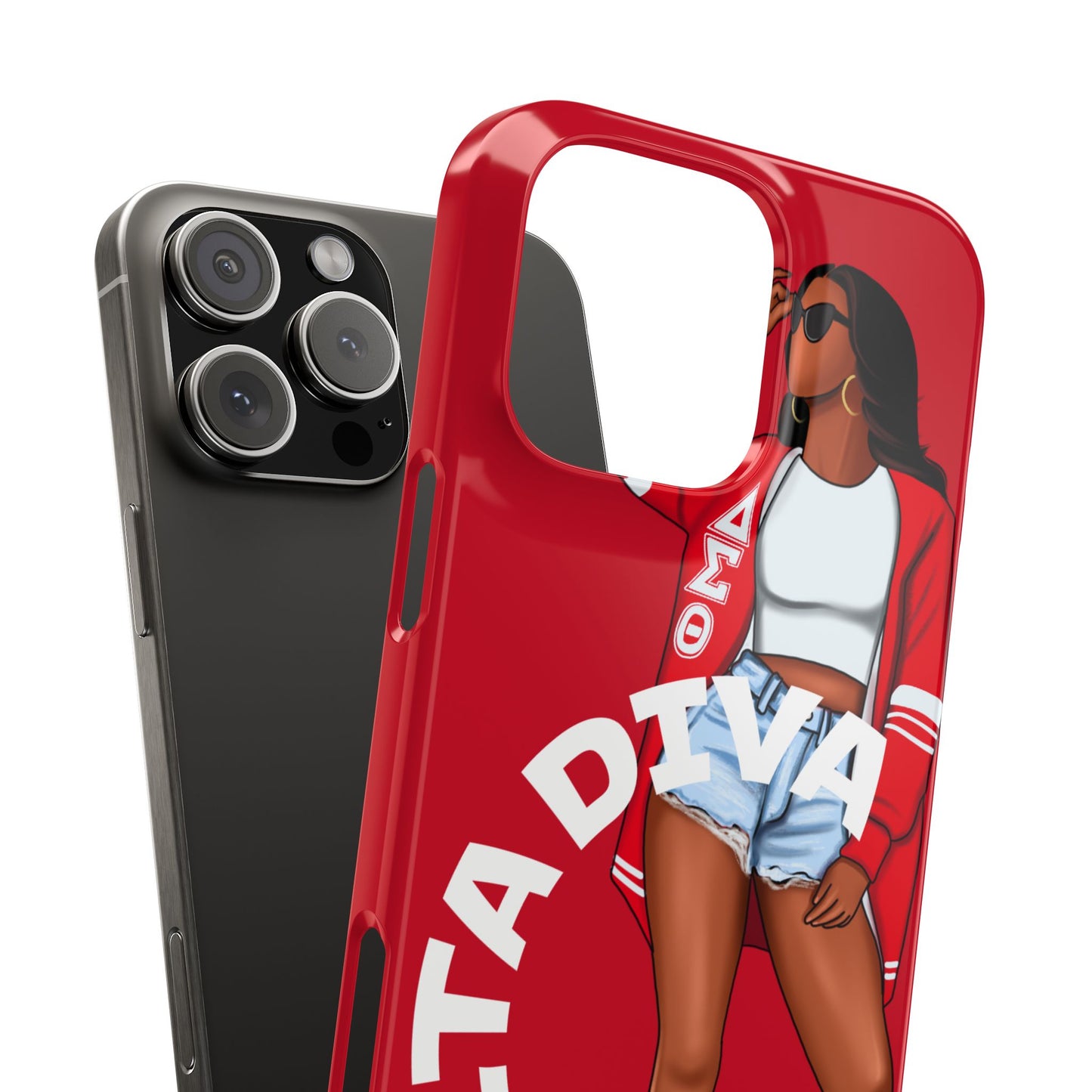 Chic Slim Phone Case, Stylish Phone Cover, Trendy Gadget Accessory, Gifts for Her, Coffee Lovers Case, Personalized Phone Protection