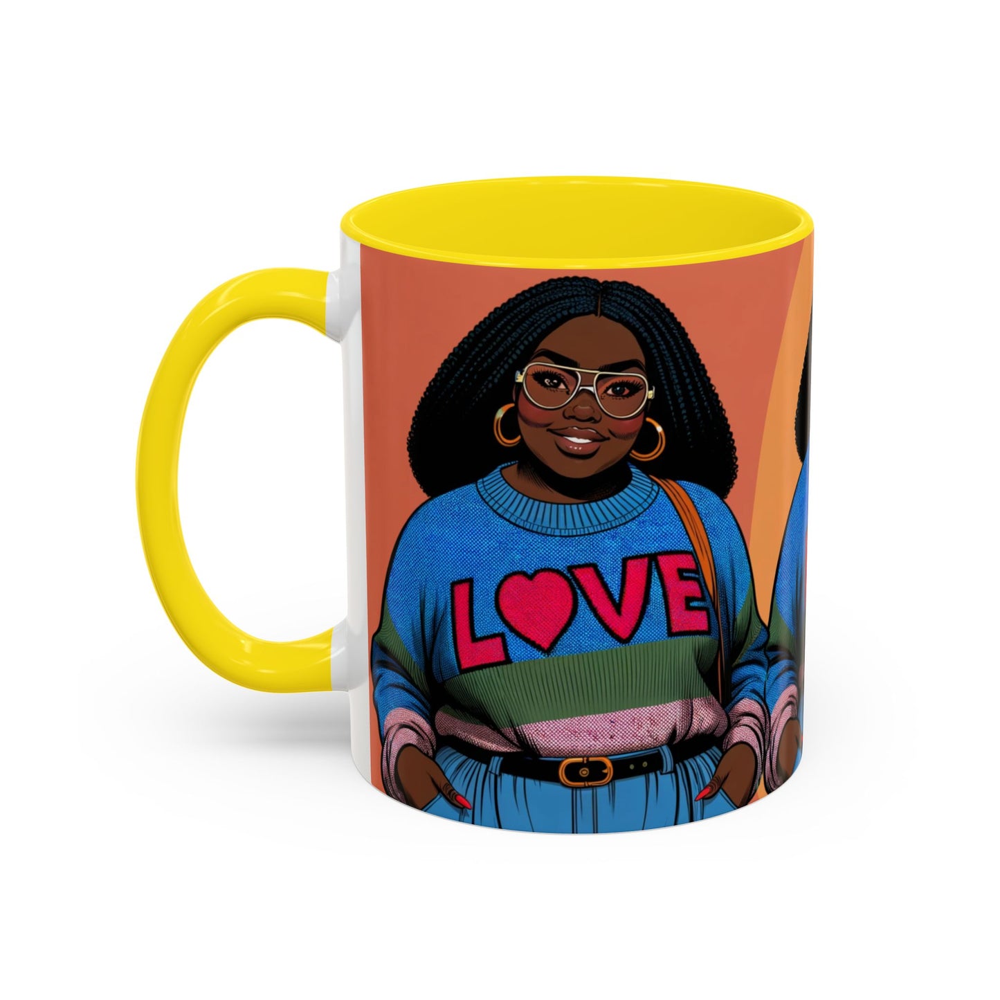 Love WOMAN Accent Coffee Mug (11, 15oz)