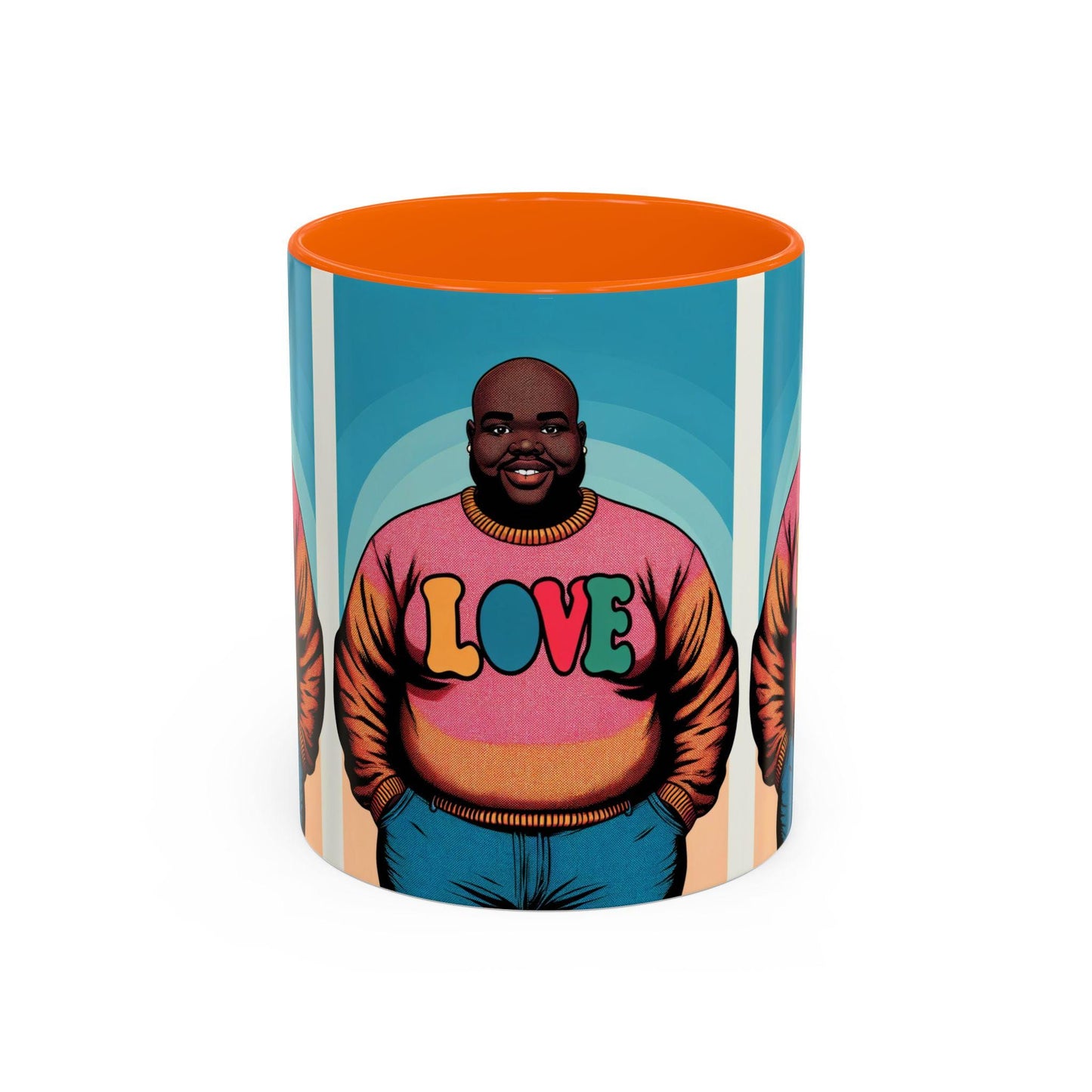 LOVE MAN Accent Coffee Mug (11, 15oz)