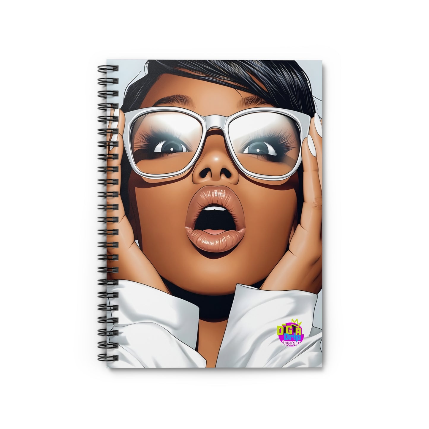 Expressive Spiral Notebook - Ruled Line with Stunning Graphic Design
