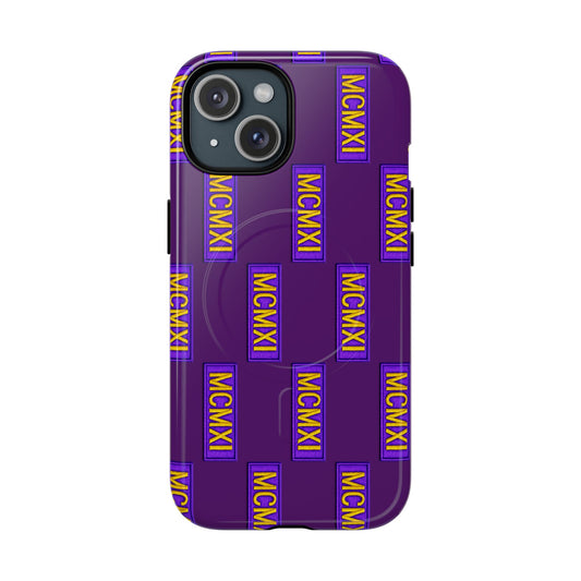 MCMXI Roman Numeral Pattern Phone Case | Tough Magnetic Case