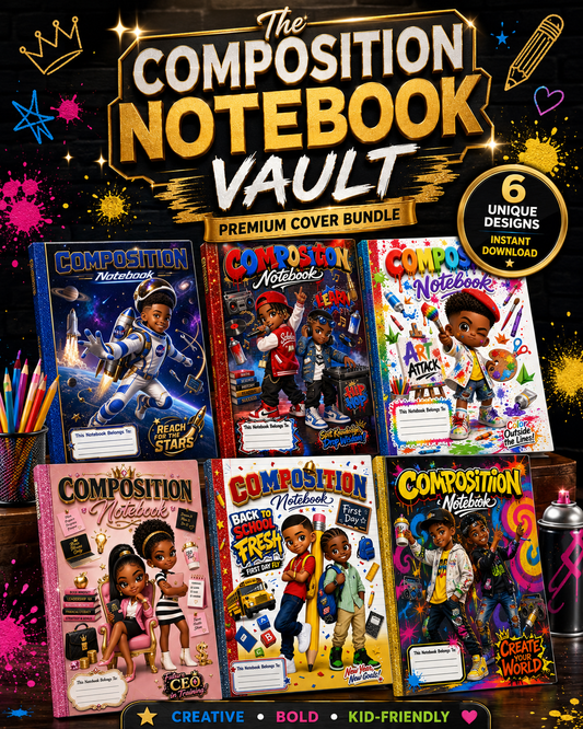 Mega Vault Composition Notebook Covers ULTIMATE Drive Folder