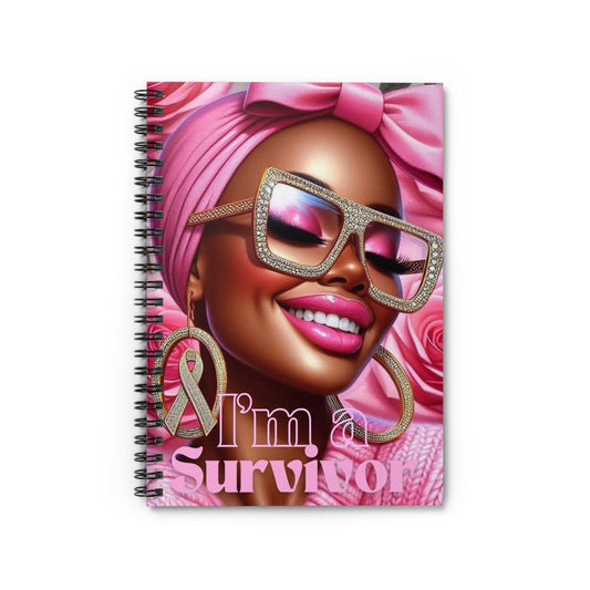 Im A Survivor Spiral Notebook - Ruled Line