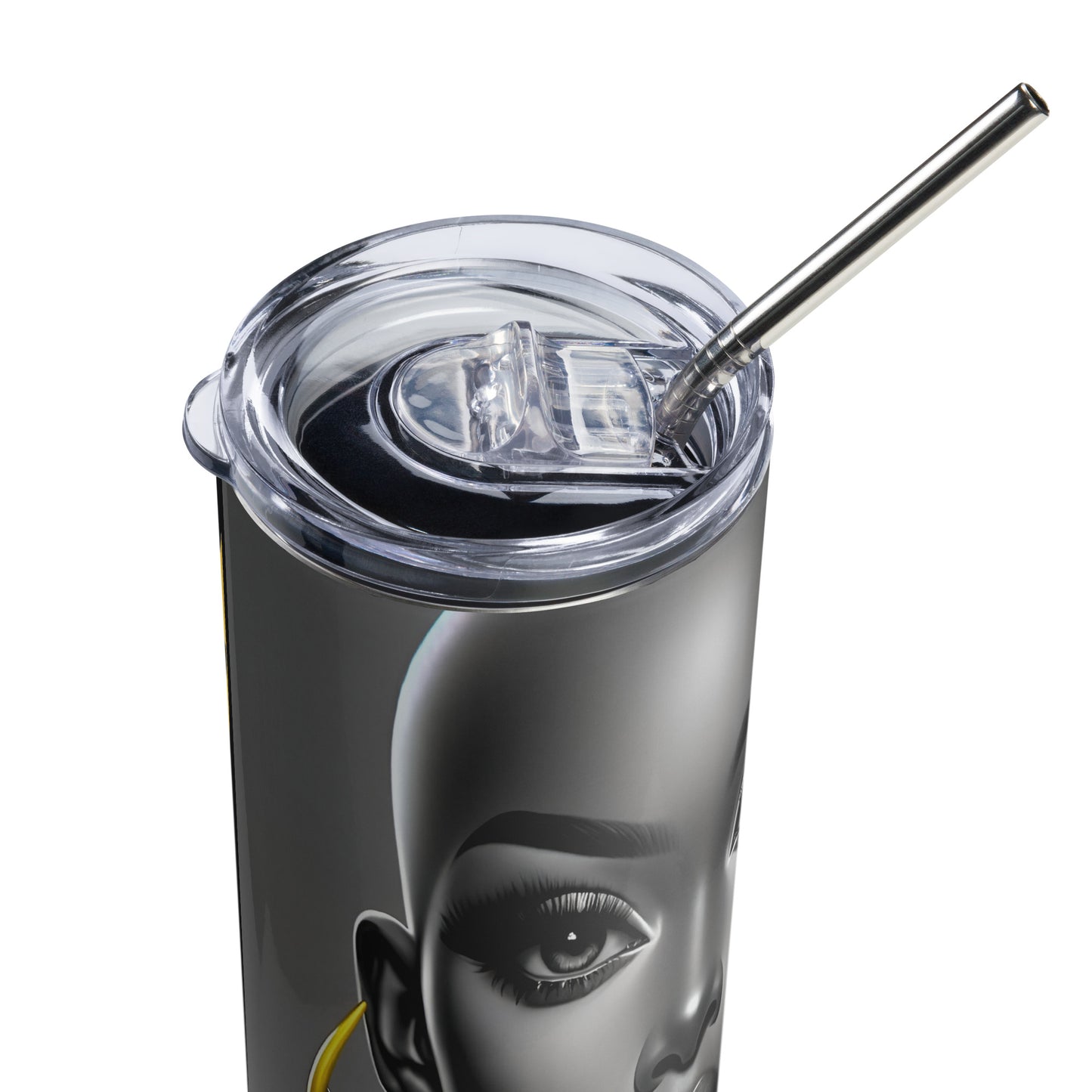 Yellow BOLD and Beautiful Stainless steel tumbler