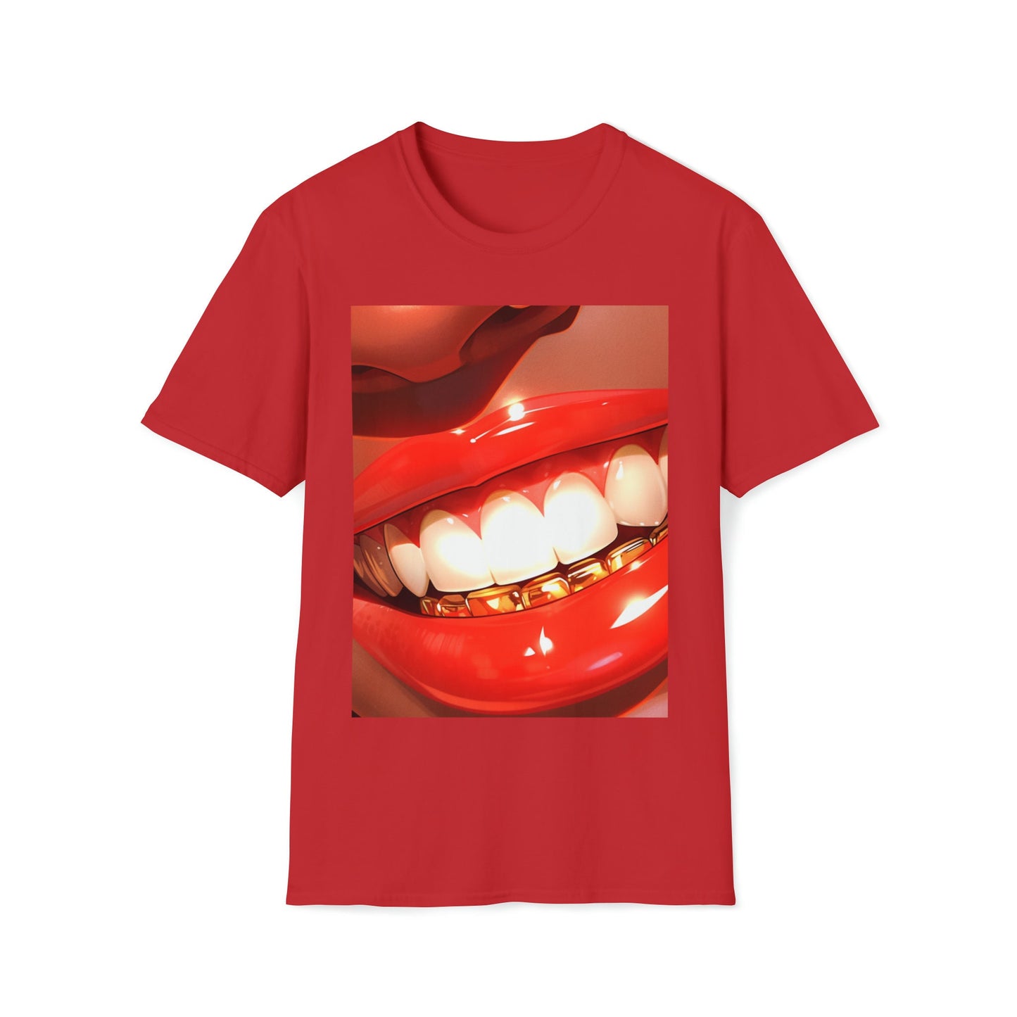 Gold Grillz-Red Bottoms  Softstyle T-Shirt