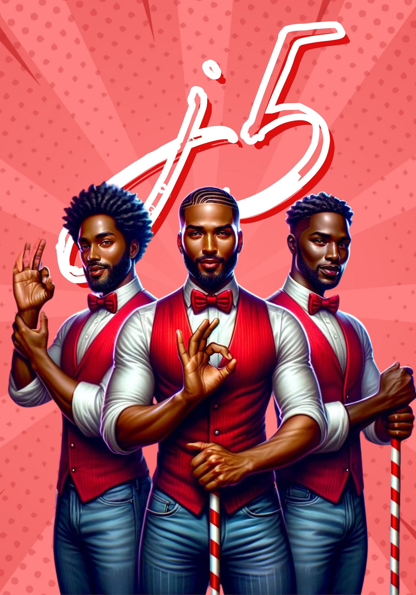 J5 Kappa Alpha Psi | Founders Day| Kappaversary| Pledging Initiation| Black Men 16 Images for Greeting cards Stickers Goodnotes|social media