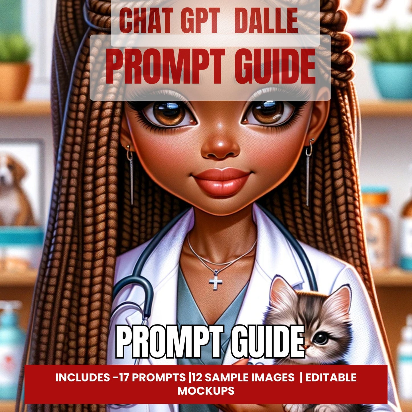 Strong Black Women| African American Characters| Chibi | Digital Downloads| POD | Prompt guide
